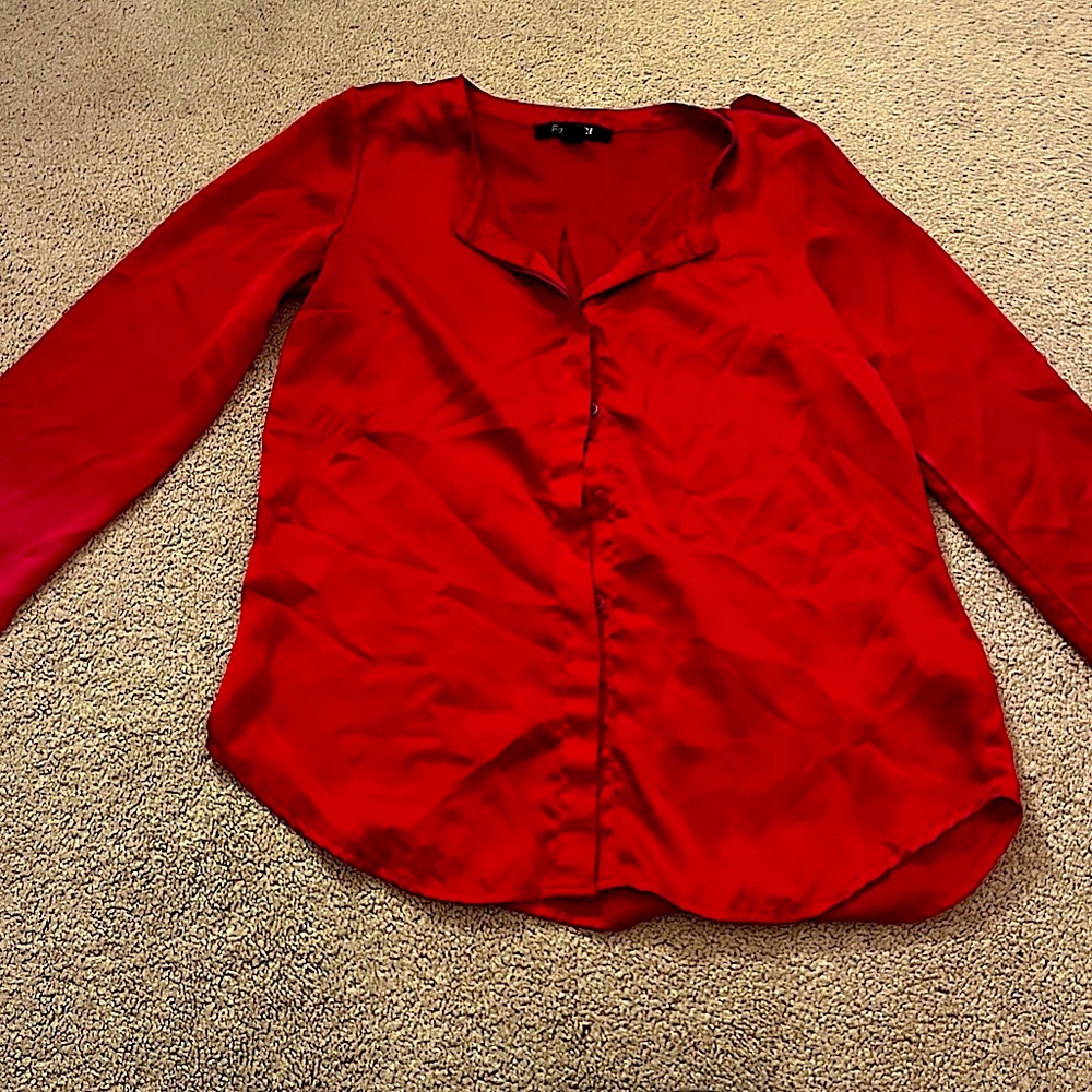 Forever 21 Red Blouse